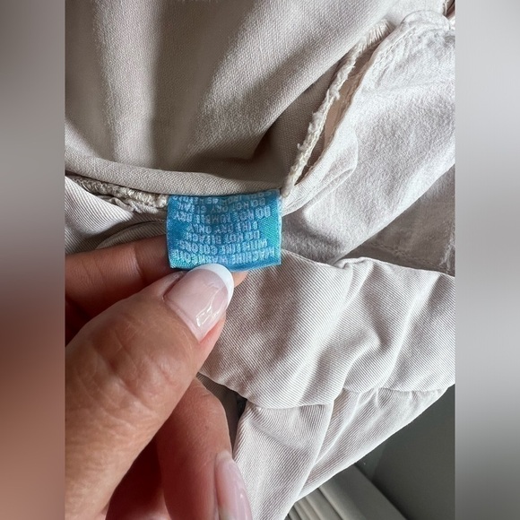 J McLaughlin Shorts Mens Size 40 Solid Khaki Flat Front Cotton Chino academia E - Picture 5 of 10